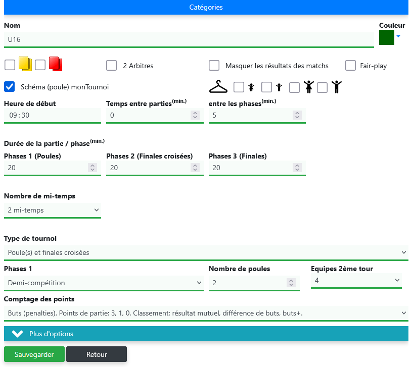 Étape 3 : Ajouter des catégories